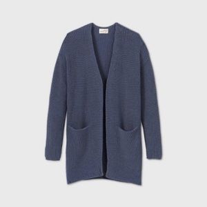 Long blue cardigan NWOT